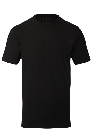 T-Shirt noir à l'avant